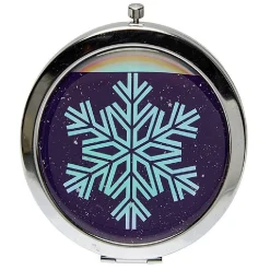 New Gifi Miroir de poche motifs banquise métal