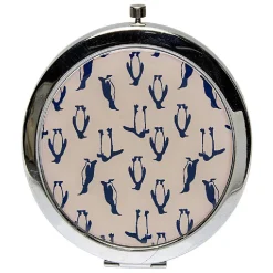 New Gifi Miroir de poche motifs banquise métal