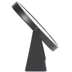 Hot Gifi Miroir ovale à poser métal noir