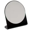 Clearance Gifi Miroir rond à poser métal noir