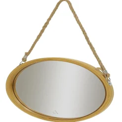 Outlet Gifi Miroir rond bambou Ø30cm