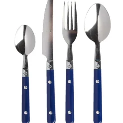 Ménagère 16 pièces bleu foncé^Gifi New