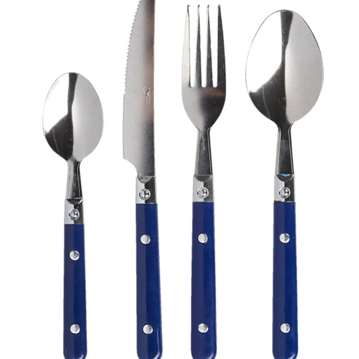 Ménagère 16 pièces bleu foncé^Gifi New