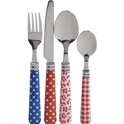 Ménagère 16 pièces design guinguette^Gifi