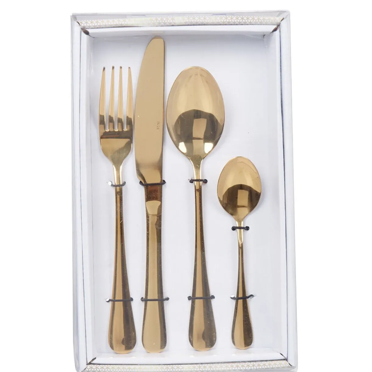 Ménagère 24 pièces doré^Gifi Best