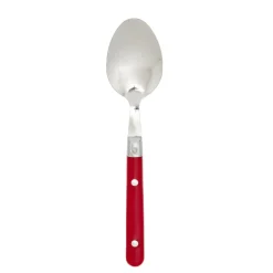 Ménagère 16 pièces inox manche plastique rouge^Gifi Sale