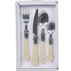 Ménagère 24 pièces nacré^Gifi Discount