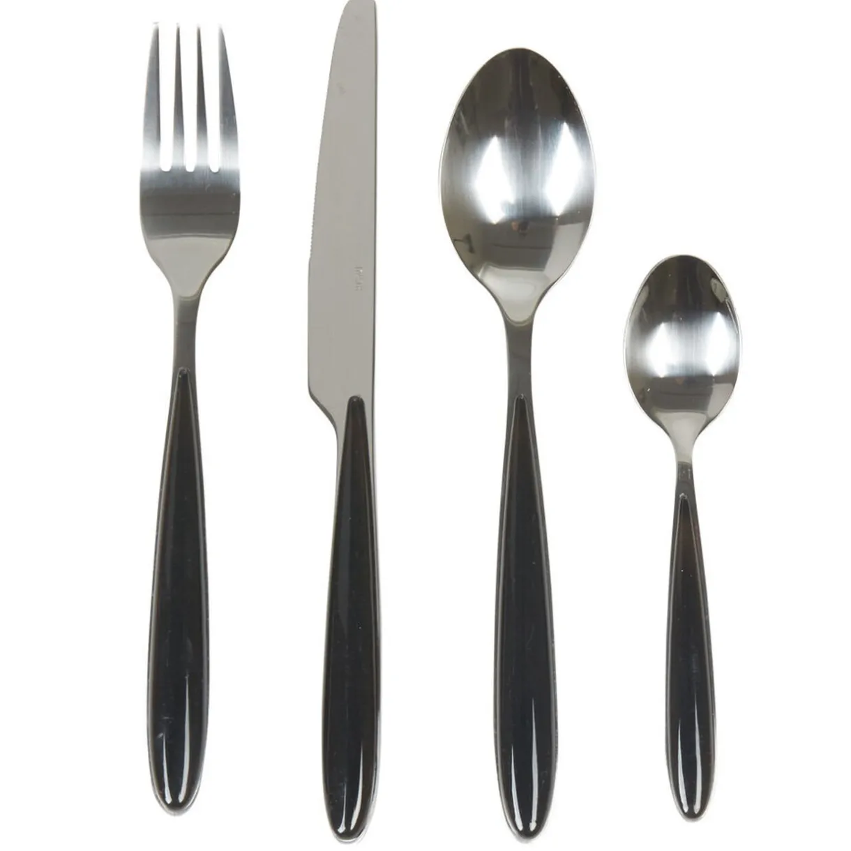 Ménagère 24 pièces noir^Gifi Hot