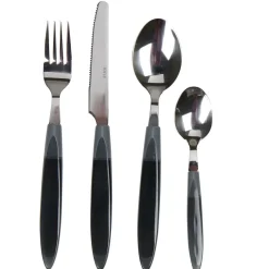 Ménagère 24 pièces transparent gris^Gifi Clearance