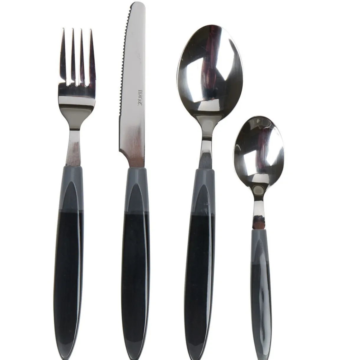 Ménagère 24 pièces transparent gris^Gifi Clearance