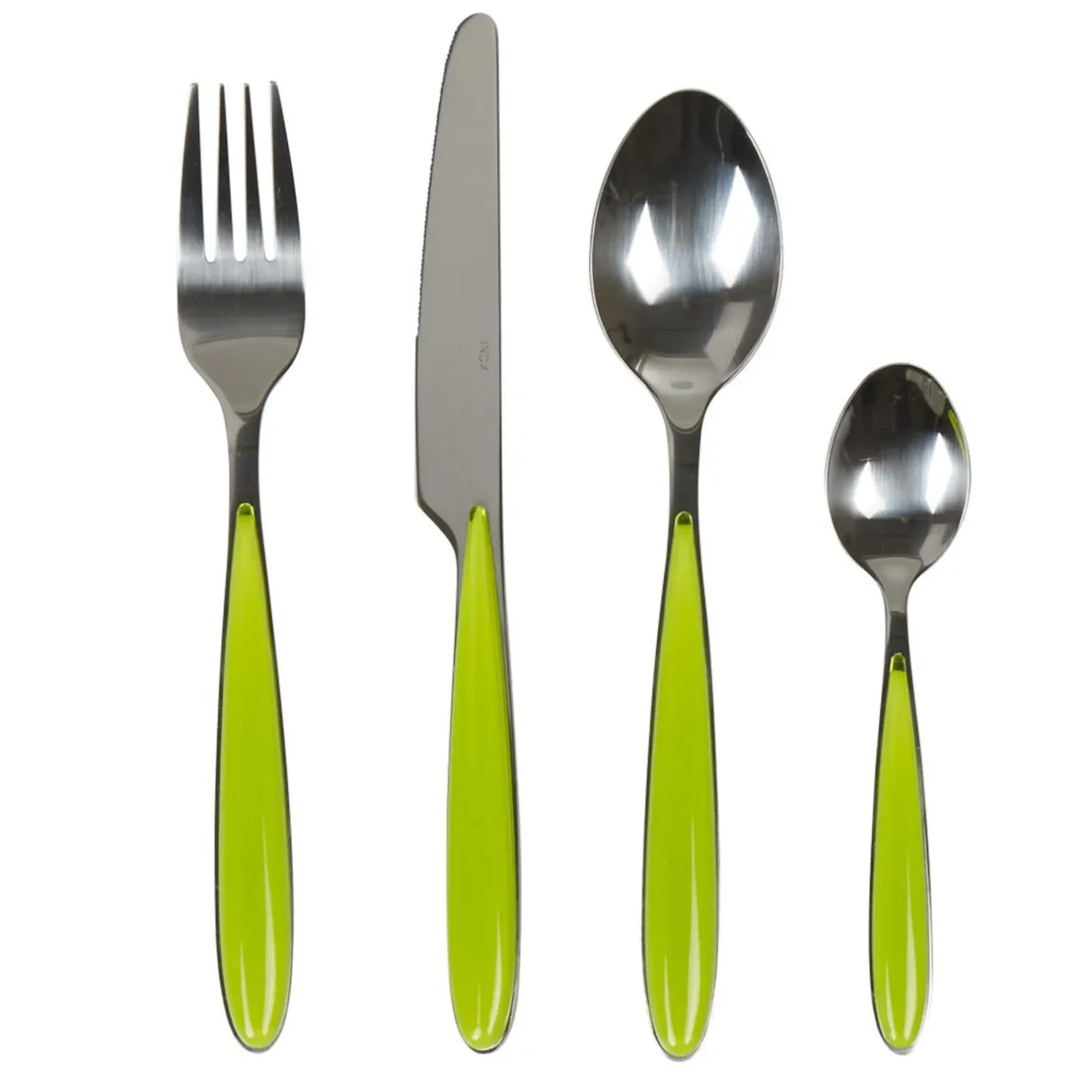 Ménagère 24 pièces vert^Gifi Outlet