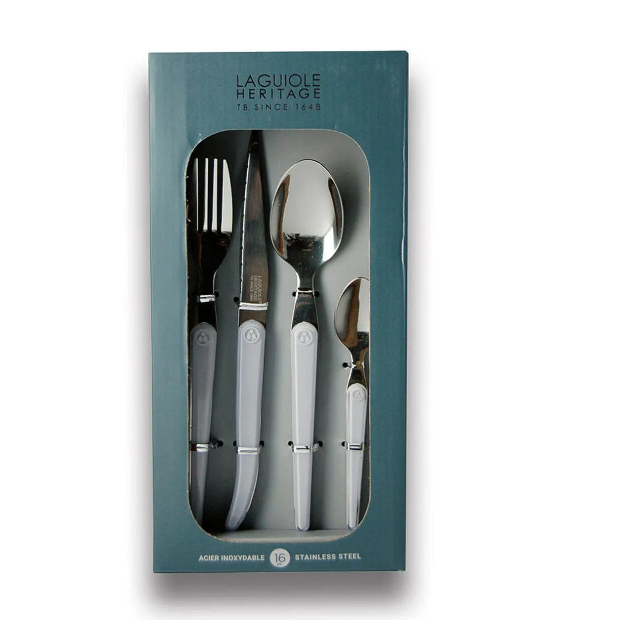 Ménagère Laguiole Evolution 16 pièces blanc^Gifi Best