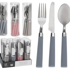 Ménagère manche bleu 12 pièces^Gifi Hot