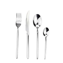 Ménagère moderne en inox 24 pièces^Gifi Outlet