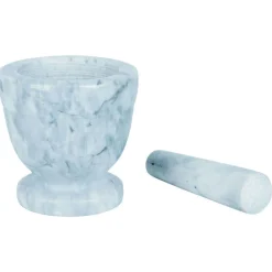 Mortier avec pilon effet marbre gris Ø10,5xH10cm^Gifi Sale