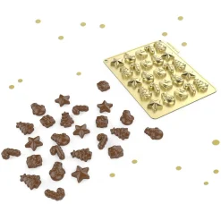 Moule à chocolats de Noël en silicone^Gifi Hot