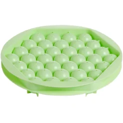 Moule à glaçon boule x37 - plastique vert 21x21xH3cm^Gifi Hot