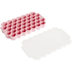 Moule à glaçon silicone rose x37 - 20,8x12,8xH2,3cm^Gifi