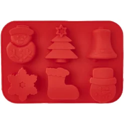 Moule à gâteau thème Noël rouge^Gifi Clearance