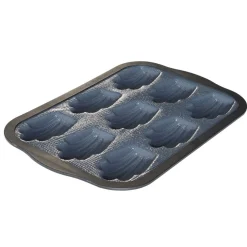 Moule à madeleines gris et noir x9^Gifi Outlet