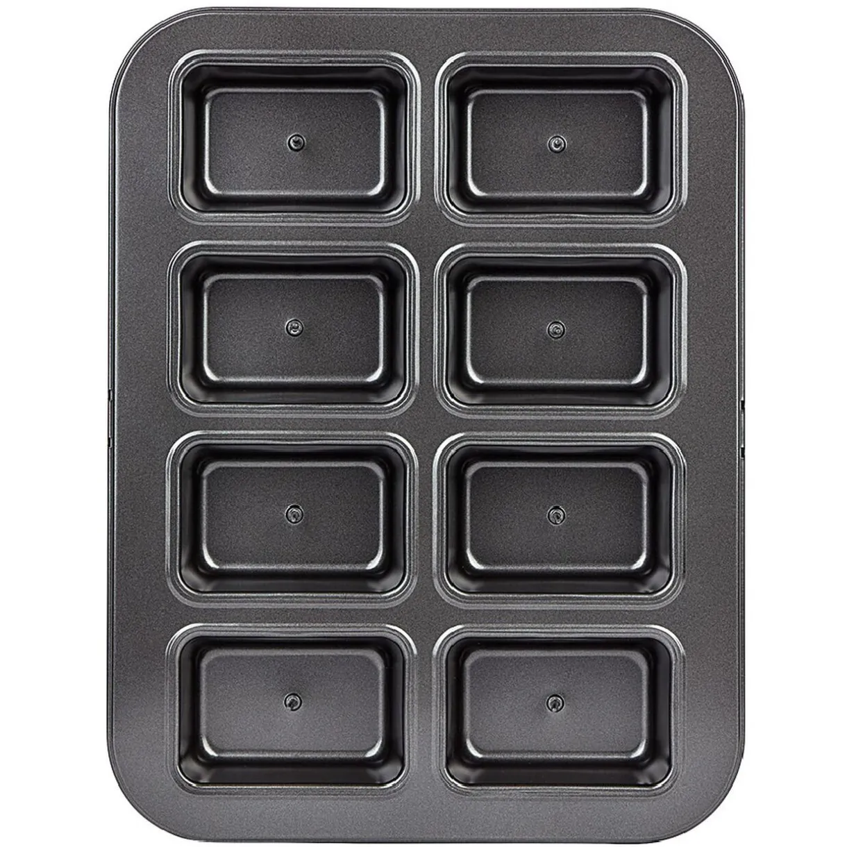 Moule à mini cake coeur coulant en métal x8^Gifi Discount