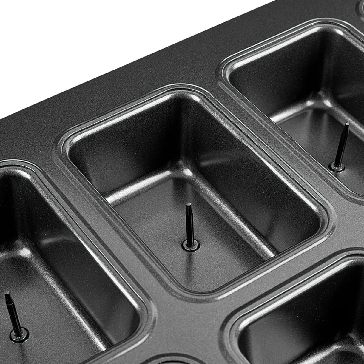 Moule à mini cake coeur coulant en métal x8^Gifi Discount