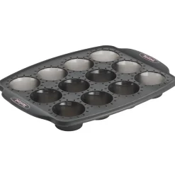 Moule à mini muffins Tefal Crispybake en silicone rétractable 12 pièces^Gifi Best