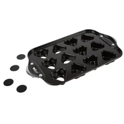 Moule à muffins coeurs avec fonds amovibles^Gifi Clearance