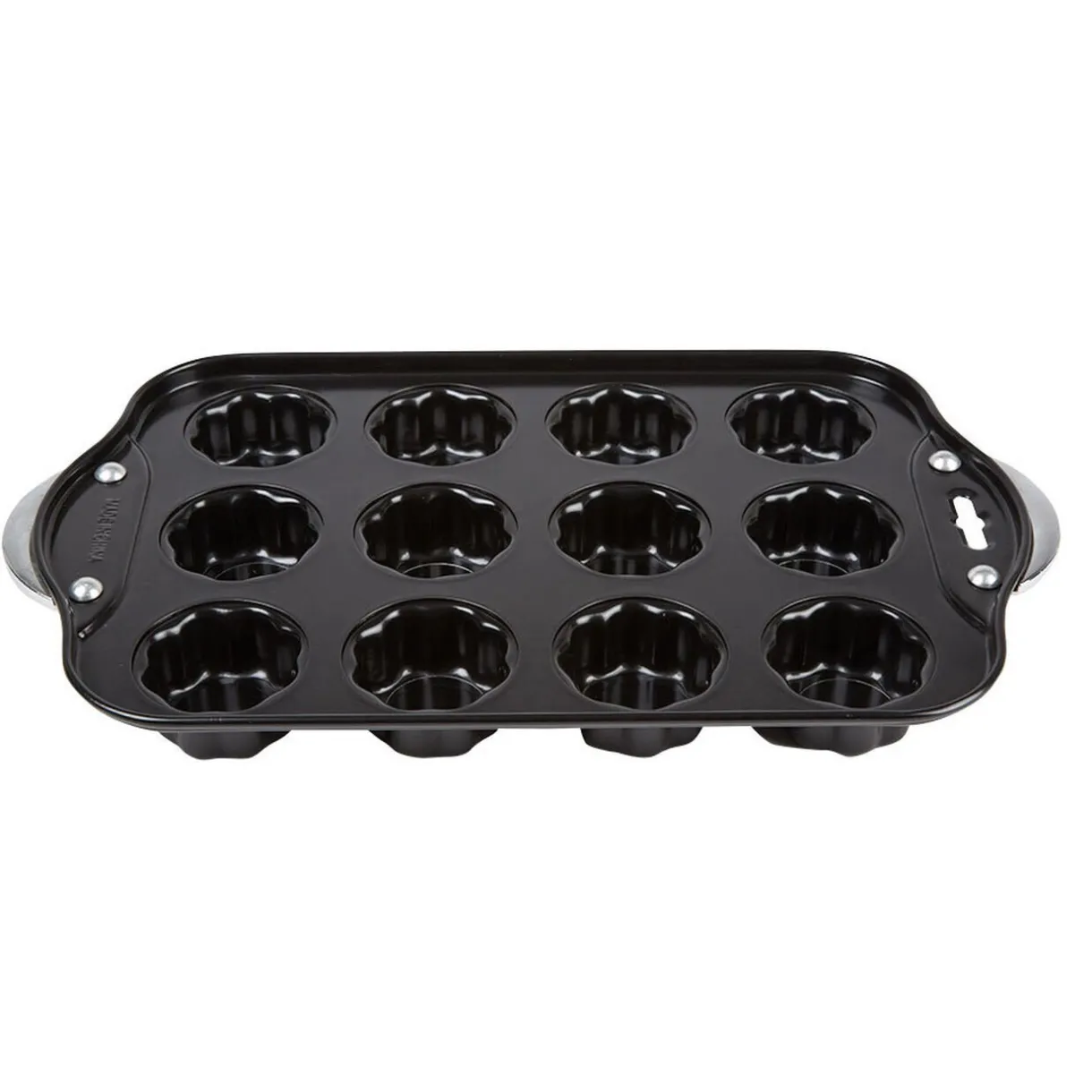 Moule à muffins fleurs avec fonds amovibles^Gifi