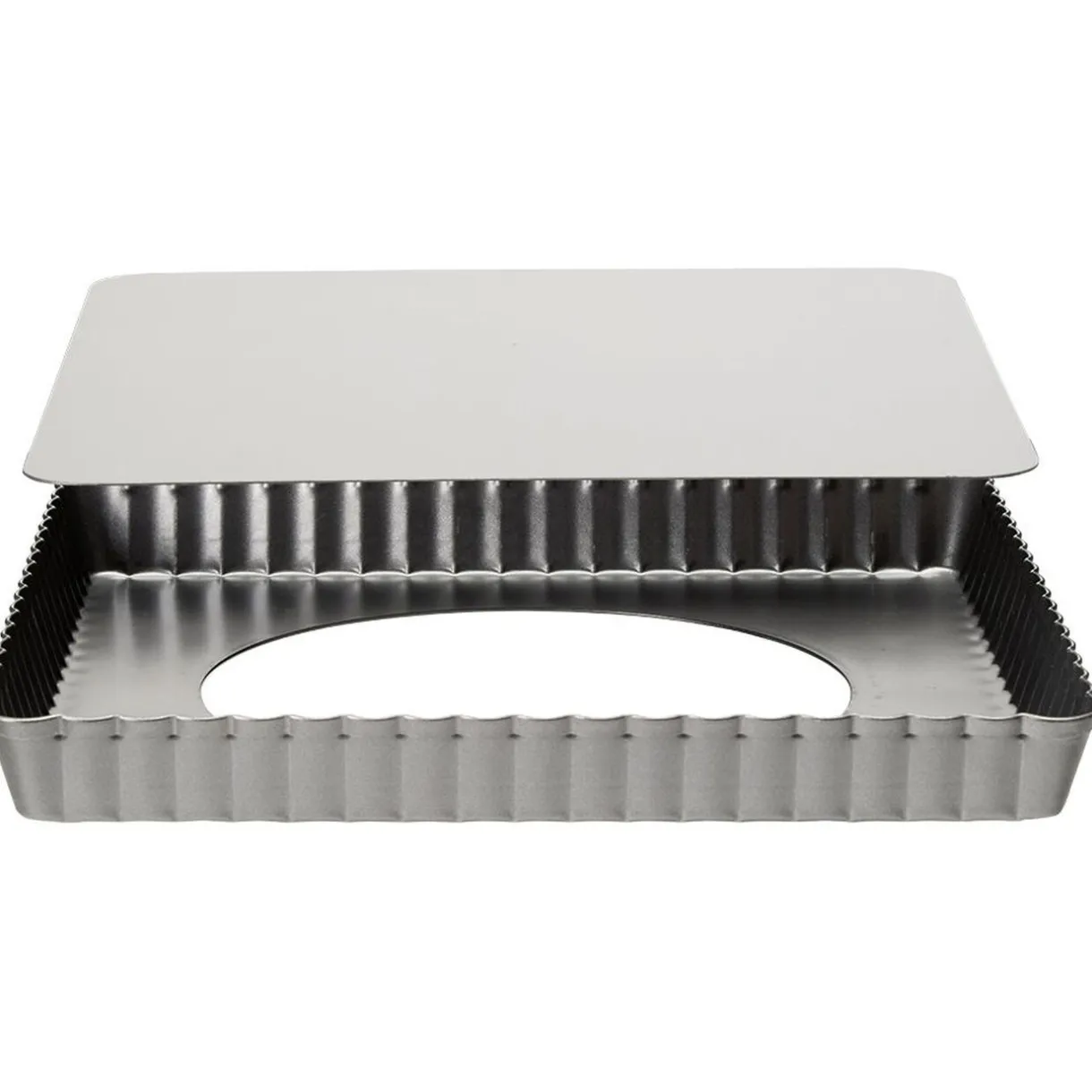 Moule à pâtisserie carré avec fond amovible 23x23 cm^Gifi Outlet