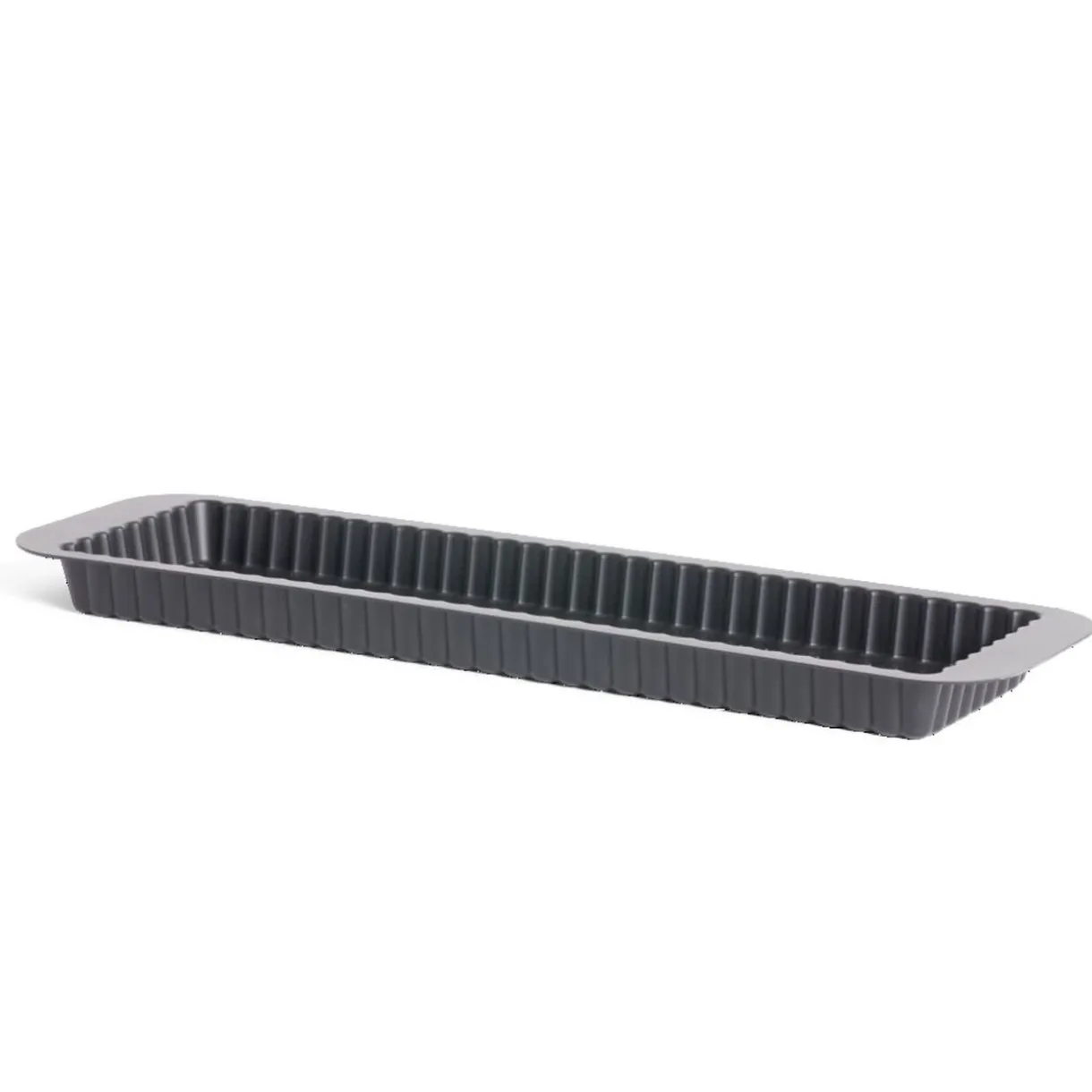 Moule à tarte rétractable acier perforé noir 35x11xH2,5cm^Gifi Discount