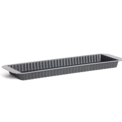 Moule à tarte rétractable acier perforé noir 35x11xH2,5cm^Gifi Discount