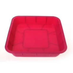 Moule carré silicone rose^Gifi Online