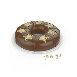 Moule couronne de Noël surprise étoile silicone doré^Gifi Clearance