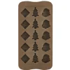 Moule de Noël pour chocolats marron^Gifi Online