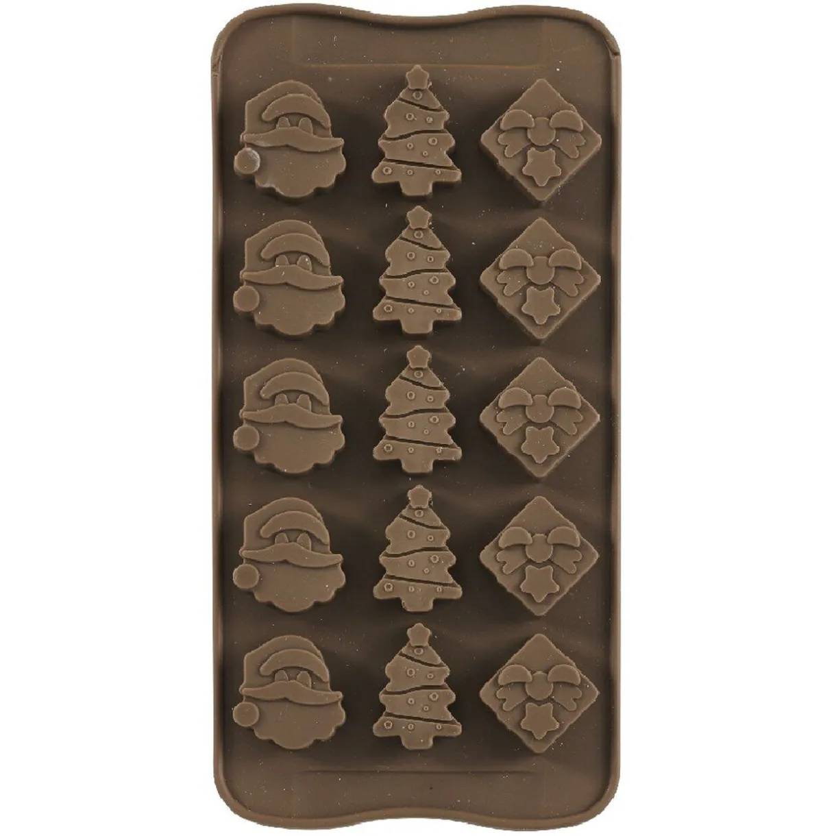 Moule de Noël pour chocolats marron^Gifi Online