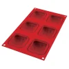 Moule en silicone 3D 6 minis coussins rouge^Gifi Clearance
