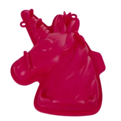 Moule licorne 3D silicone rouge^Gifi Clearance