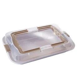 Moule rectangulaire anti adhérent avec couvercle de transport^Gifi Sale