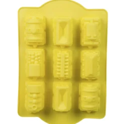 Moule silicone 9 mini trains^Gifi