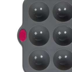 Moule silicone gris 12 minis dômes^Gifi Online