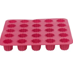 Moule silicone rose 25 cannelés^Gifi New