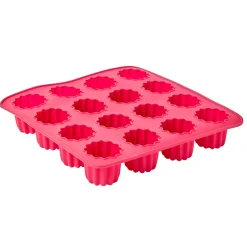 Moule silicone rose 16 cannelés^Gifi Outlet