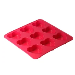 Moule silicone rose 9 mini coeurs^Gifi Discount