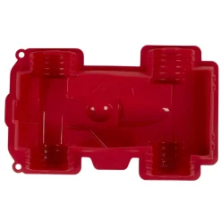 Moule voiture de course 3D silicone rouge^Gifi Hot