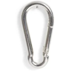 New Gifi Mousqueton alpin en acier zingué gris 60 mm