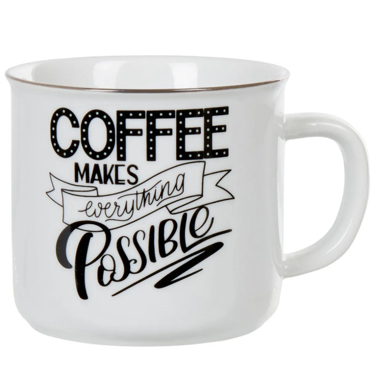 Mug à message Coffee makes everything possible Bakery^Gifi Hot