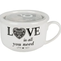 Mug à soupe et son couvercle^Gifi Sale