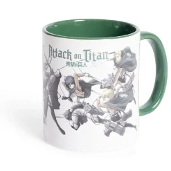Mug Attaque des Titans vert et blanc 315ml^Gifi Discount