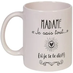 Mug avec inscription 2 modèles^Gifi Discount